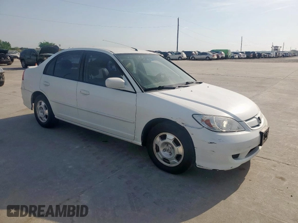 2004 Honda Civic with VIN JHMES96694S020272, listed as a Copart auction lot 52833095 with 101,325 mi miles and Clean Title. Bid and sale history available at DreamBid. Image 4.