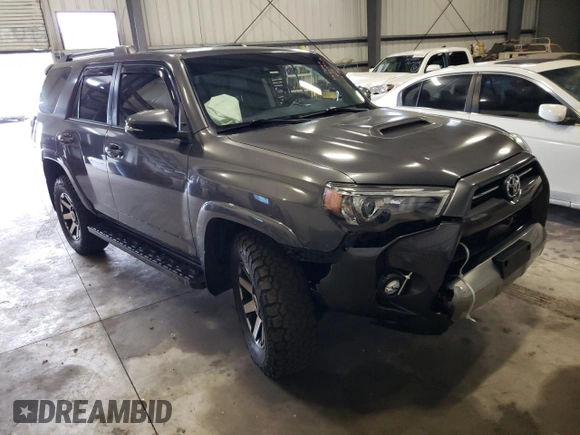 2022 Toyota 4Runner TRD Off Road Premium with VIN JTERU5JR0N5972743, listed as a Copart auction lot 44422585 with 107,559 mi miles and Salvage Title. Bid and sale history available at DreamBid. Image 4.