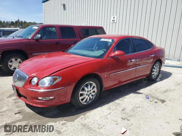 2008 Buick LaCrosse CXL with VIN 2G4WD582381135731, listed as a Copart auction lot 52861585 with 108,312 mi miles and Non Repairable. Bid and sale history available at carsss.com. Image 1.