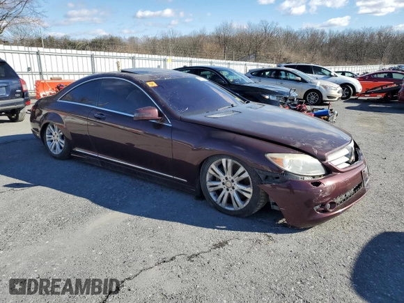 2010 Mercedes-Benz CL 550 z VIN WDDEJ8GB1AA023894, wystawiony jako Copart lot #46368715 z przebiegiem 123 404 mil mil oraz Czysty tytuł • Clean title. Historia ofert i sprzedaży dostępna na DreamBid. Obrazek 4.
