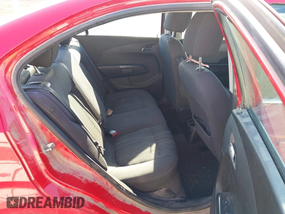 2012 Chevrolet Sonic LT with VIN 1G1JC5SH8C4197923, listed as a IAAI auction lot 42057502 with 222,867 mi miles and . Bid and sale history available at DreamBid. Image 8.