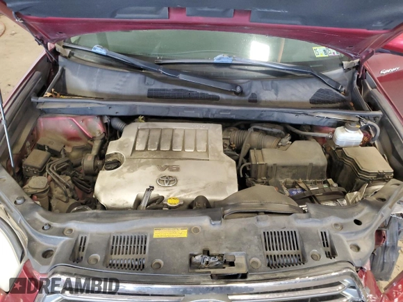 2009 Toyota Highlander Sport with VIN JTEES43AX92120039, listed as a Copart auction lot 59975735 with 160,340 mi miles and Salvage title. Bid and sale history available at DreamBid. Image 12.