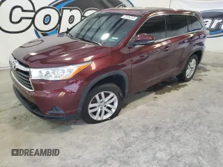 2014 Toyota Highlander LE z VIN 5TDZARFH8ES009085, wystawiony jako Copart lot #44552035 z przebiegiem 174 584 mil mil oraz Czysty tytuł • Clean title. Historia ofert i sprzedaży dostępna na DreamBid. Obrazek 1.