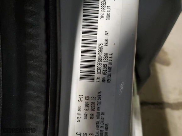 2011 Chrysler 200 S with VIN 1C3BC8FG8BN596875, listed as a Copart auction lot 46552845 with 137,387 mi miles and Salvage Title. Bid and sale history available at carsss.com. Image 12.
