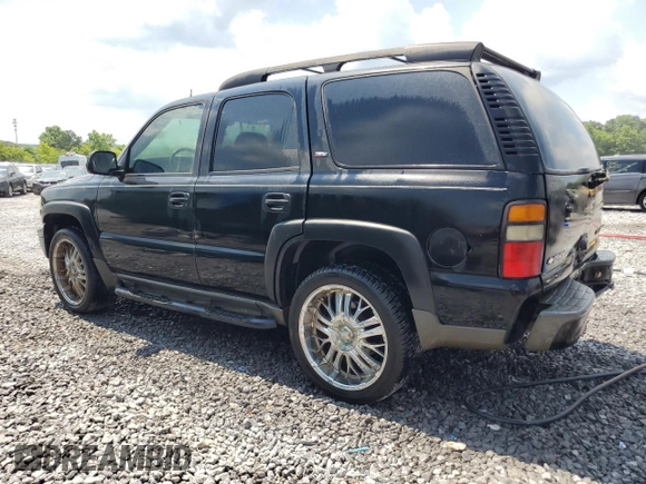 2005 Chevrolet Tahoe Z71 with VIN 1GNEC13T85R200692, listed as a Copart auction lot 62088855 with 242,402 mi miles and Salvage title. Bid and sale history available at DreamBid. Image 2.