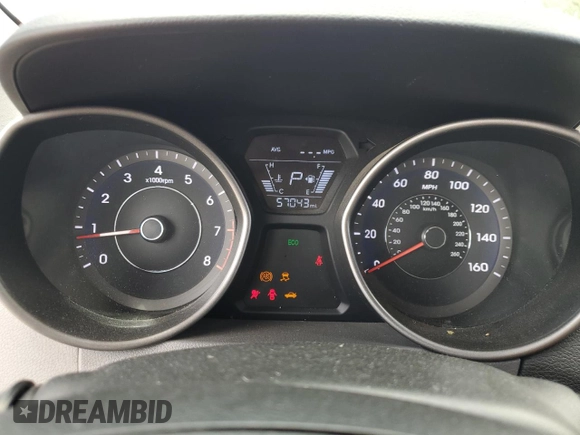 2016 Hyundai Elantra SE with VIN 5NPDH4AE6GH759826, listed as a Copart auction lot 64439635 with 57,043 mi miles and Salvage title. Bid and sale history available at DreamBid. Image 9.