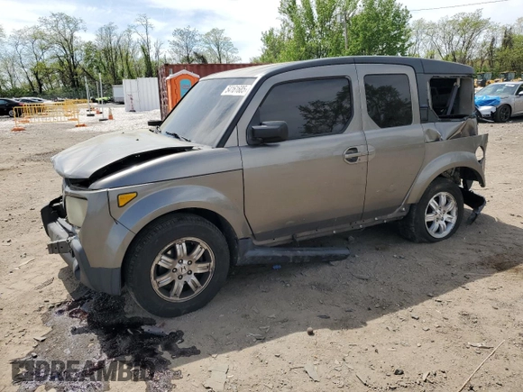 2007 Honda Element EX with VIN 5J6YH28777L003652, listed as a Copart auction lot 54161685 with 211,336 mi miles and Salvage Title. Bid and sale history available at DreamBid. Image 1.