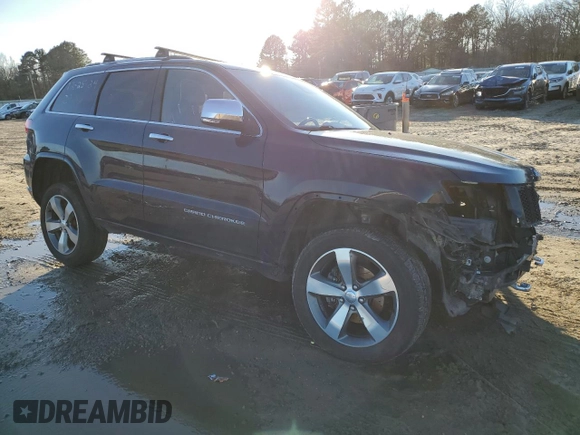 2016 Jeep Grand Cherokee Overland with VIN 1C4RJFCG8GC360996, listed as a Copart auction lot 87484454 with 138,931 mi miles and Clean title. Bid and sale history available at DreamBid. Image 4.
