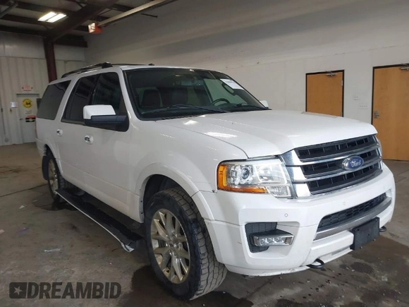 2015 Ford Expedition Max Limited with VIN 1FMJK2ATXFEF10303, listed as a IAAI auction lot 41999970 with 186,868 mi miles and . Bid and sale history available at DreamBid. Image 1.