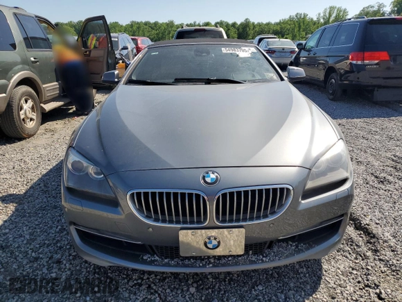 2012 BMW 6 Series z VIN WBALZ5C50CDW99700, wystawiony jako Copart lot #54983705 z przebiegiem Nie podano mil oraz Czysty tytuł • Clean title. Historia ofert i sprzedaży dostępna na DreamBid. Obrazek 5.