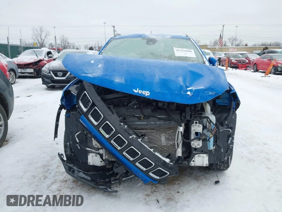 2021 Jeep Compass Limited with VIN 3C4NJCCB2MT528312, listed as a IAAI auction lot 41234690 with 83,036 mi miles. Bid and sale history available at carsss.com. Image 6.