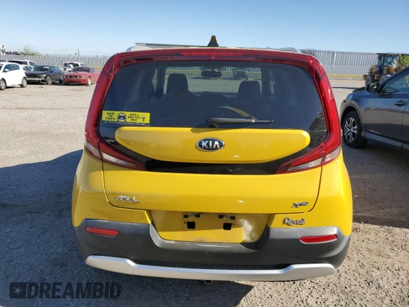 2020 Kia Soul S with VIN KNDJ23AU6L7047661, listed as a Copart auction lot 53344265 with 60,387 mi miles and Salvage Title. Bid and sale history available at carsss.com. Image 6.