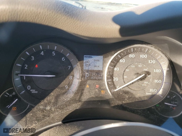 2013 Infiniti M37 with VIN JN1BY1APXDM513132, listed as a Copart auction lot 46896385 with 212702 miles and Salvage Title. Bid and sale history available at carsss.com. Image 9.