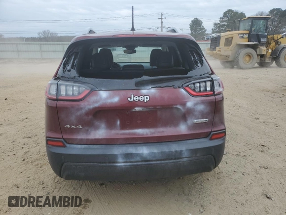 2021 Jeep Cherokee Altitude with VIN 1C4PJMLB7MD181385, listed as a Copart auction lot 42996225 with 87,261 mi miles and Salvage Title. Bid and sale history available at carsss.com. Image 6.