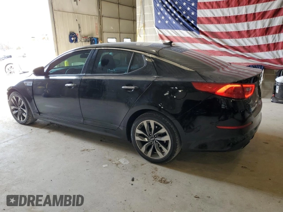 2015 Kia Optima SXL Turbo with VIN 5XXGR4A69FG498155, listed as a Copart auction lot 50351495 with 140,309 mi miles and Salvage title. Bid and sale history available at DreamBid. Image 2.