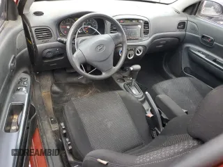 2008 Hyundai Accent GS with VIN KMHCM36C88U068079, listed as a Copart auction lot 47490165 with 196,818 mi miles and Salvage Title. Bid and sale history available at carsss.com. Image 8.