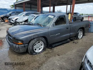 2001 Dodge Dakota with VIN 1B7FL26X21S343416, listed as a Copart auction lot 48143584 with 0 mi miles and Non Repairable. Bid and sale history available at carsss.com. Image 1.