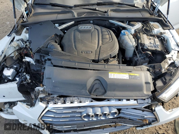 2019 Audi A4 Premium Plus with VIN WAUENAF45KA027051, listed as a Copart auction lot 41481465 with 0 mi miles and Salvage Title. Bid and sale history available at carsss.com. Image 12.