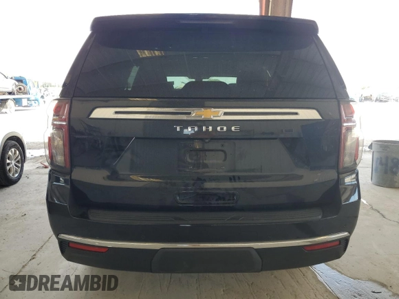 2021 Chevrolet Tahoe LS с VIN 1GNSCMKD0MR392607, выставлен на аукционе Copart как лот 57704715 с пробегом 57 507 миль миль и Списание • Salvage title. История ставок и продаж доступна на DreamBid. Изображение 6.