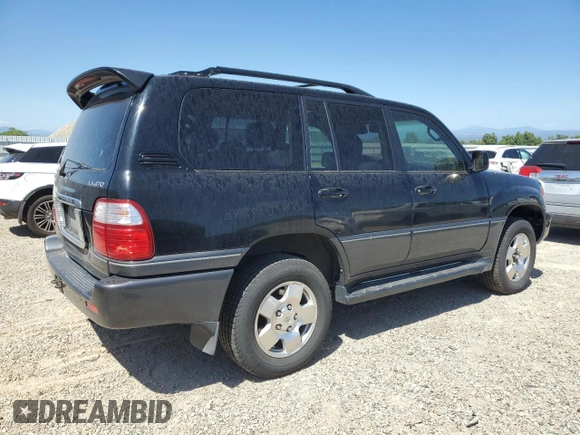 2004 Lexus LX 470 z VIN JTJHT00W843539918, wystawiony jako Copart lot #60612045 z przebiegiem 303 070 mil mil oraz Czysty tytuł • Clean title. Historia ofert i sprzedaży dostępna na DreamBid. Obrazek 3.