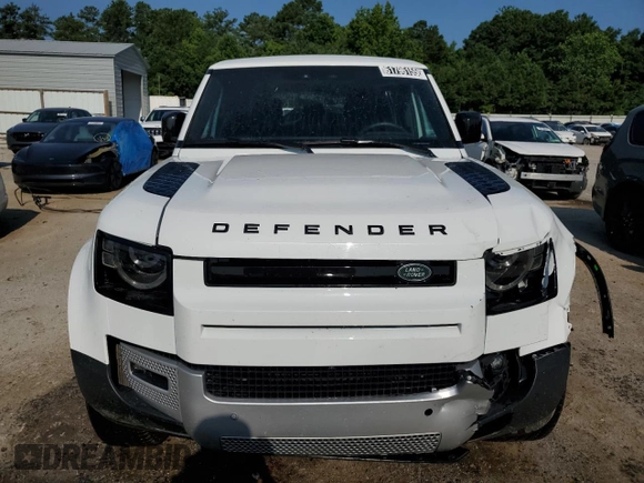 2025 Land Rover Defender S with VIN SALEJ7EX8S2383610, listed as a Copart auction lot 61796155 with 12,666 mi miles and Salvage title. Bid and sale history available at DreamBid. Image 5.