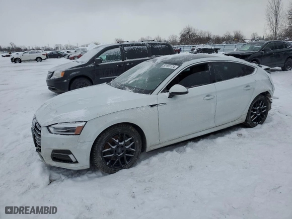2019 Audi A5 Sportback Premium Plus with VIN WAUBNCF54KA036377, listed as a Copart auction lot 87181174 with NaN miles and Salvage Title. Bid and sale history available at carsss.com. Image 1.