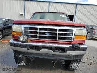 1995 Ford Bronco Custom with VIN 1FMEU15H6SLC05365, listed as a Copart auction lot 76349024 with 0 mi miles and Salvage Title. Bid and sale history available at carsss.com. Image 5.