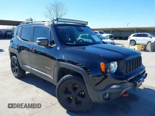 2019 Jeep Renegade Trailhawk with VIN ZACNJBC18KPK06583, listed as a IAAI auction lot 41733020 with 73,666 mi miles and . Bid and sale history available at DreamBid. Image 1.