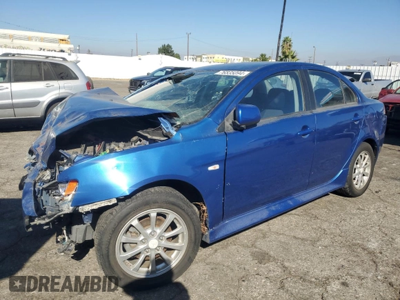 2011 Mitsubishi Lancer ES with VIN JA32U2FU9BU010569, listed as a Copart auction lot 76835094 with 184,796 mi miles and Salvage Title. Bid and sale history available at DreamBid. Image 1.