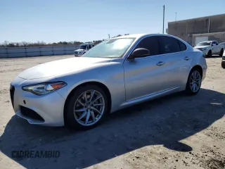 2017 Alfa Romeo Giulia with VIN ZARFAEDNXH7528647, listed as a Copart auction lot 49602245 with 77,776 mi miles and Salvage Title. Bid and sale history available at carsss.com. Image 1.