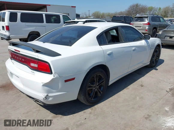 2011 Dodge Charger RT Plus with VIN 2B3CM5CT9BH591577, listed as a IAAI auction lot 41804275 with 126,750 mi miles. Bid and sale history available at carsss.com. Image 4.