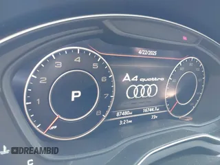 2017 Audi A4 Premium Plus z VIN WAUENAF44HN001610, wystawiony jako IAAI lot #42094307 z przebiegiem 87 480 mil mil oraz . Historia ofert i sprzedaży dostępna na DreamBid. Obrazek 14.