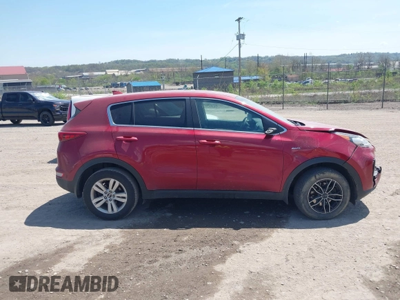 2017 Kia Sportage LX with VIN KNDPMCAC8H7296742, listed as a IAAI auction lot 42096883 with 160,511 mi miles and . Bid and sale history available at carsss.com. Image 14.