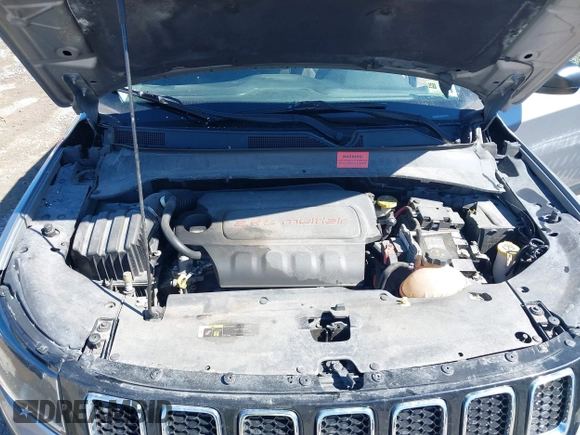 2018 Jeep Compass Sport with VIN 3C4NJDAB8JT191603, listed as a IAAI auction lot 41674308 with 107,291 mi miles and . Bid and sale history available at DreamBid. Image 10.