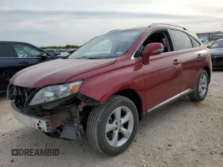 2010 Lexus RX 350 with VIN 2T2BK1BA4AC012430, listed as a Copart auction lot 50730655 with 102,822 mi miles and Salvage Title. Bid and sale history available at DreamBid. Image 1.