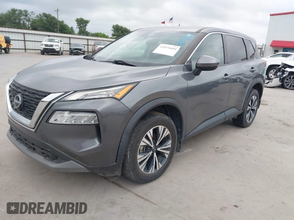 2022 Nissan Rogue SV with VIN 5N1BT3BB8NC695197, listed as a IAAI auction lot 42021604 with 98,091 mi miles and . Bid and sale history available at DreamBid. Image 19.