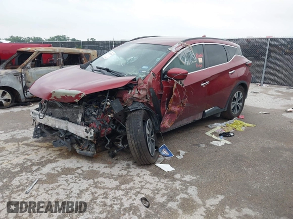 2019 Nissan Murano Platinum z VIN 5N1AZ2MJ9KN102150, wystawiony jako IAAI lot #41663185 z przebiegiem Nie podano mil oraz . Historia ofert i sprzedaży dostępna na DreamBid. Obrazek 2.