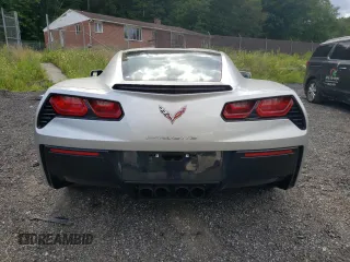 2017 Chevrolet Corvette 3LT with VIN 1G1YF2D73H5110715, listed as a Copart auction lot 79644404 with 15,672 mi miles and Salvage Title. Bid and sale history available at carsss.com. Image 6.