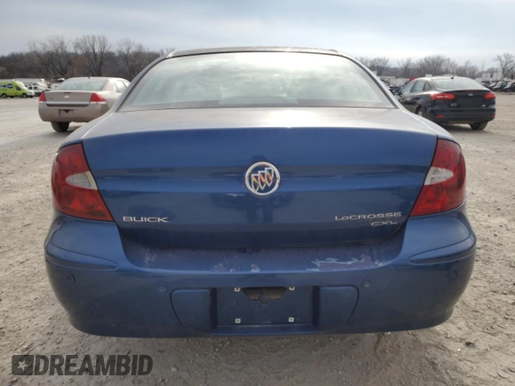 2005 Buick LaCrosse CXL with VIN 2G4WD532551234215, listed as a Copart auction lot 86358524 with 60,042 mi miles and Salvage Title. Bid and sale history available at carsss.com. Image 6.