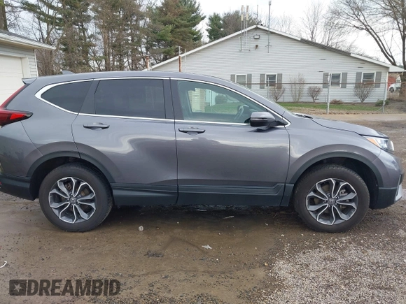 2022 Honda CR-V EX-L with VIN 7FARW2H89NE049187, listed as a IAAI auction lot 41910948 with 35,060 mi miles. Bid and sale history available at carsss.com. Image 14.