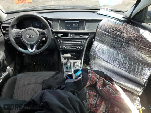 2018 Kia Optima LX with VIN 5XXGT4L3XJG228798, listed as a Copart auction lot 53640685 with 153,509 mi miles and Non Repairable. Bid and sale history available at carsss.com. Image 8.