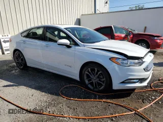 2018 Ford Fusion Hybrid SE with VIN 3FA6P0LU9JR137515, listed as a Copart auction lot 47480285 with 121,044 mi miles and Salvage Title. Bid and sale history available at carsss.com. Image 4.