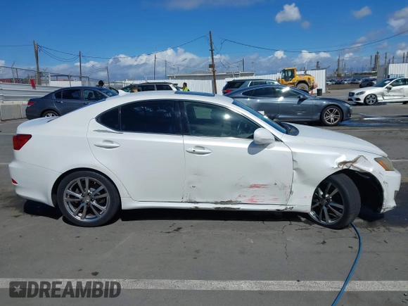 2008 Lexus IS 250 with VIN JTHBK262682064632, listed as a IAAI auction lot 41791958 with 83,184 mi miles. Bid and sale history available at carsss.com. Image 12.