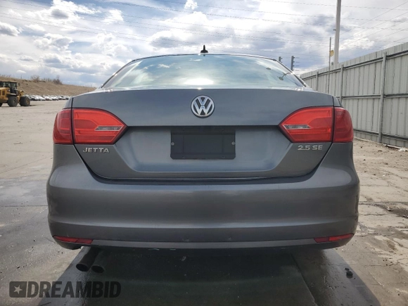 2012 Volkswagen Jetta Sedan SE w/Convenience PZEV with VIN 3VWDP7AJ0CM129528, listed as a Copart auction lot 50629965 with 96,843 mi miles and Salvage Title. Bid and sale history available at carsss.com. Image 6.