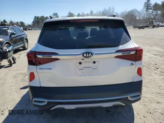 2021 Kia Seltos S with VIN KNDEU2AA6M7080916, listed as a Copart auction lot 48461425 with 45,616 mi miles and Salvage Title. Bid and sale history available at DreamBid. Image 6.