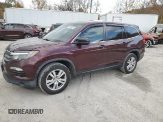 2016 Honda Pilot LX with VIN 5FNYF6H14GB099578, listed as a Copart auction lot 76843314 with 188,161 mi miles and Clean Title. Bid and sale history available at carsss.com. Image 1.