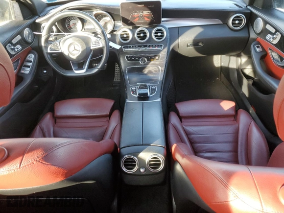 2017 Mercedes-Benz C 43 AMG with VIN 55SWF6EB3HU192418, listed as a Copart auction lot 45263235 with 117,738 mi miles and Salvage Title. Bid and sale history available at DreamBid. Image 8.