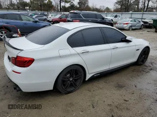 2015 BMW 5 Series 550i with VIN WBAKN9C56FD682337, listed as a Copart auction lot 44209865 with 115,956 mi miles and Clean title. Bid and sale history available at DreamBid. Image 3.