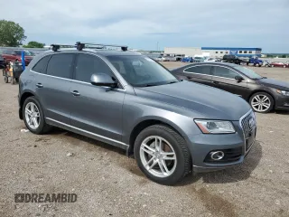 2016 Audi Q5 Premium Plus with VIN WA1L2AFP4GA136390, listed as a Copart auction lot 61127185 with 112,021 mi miles and Salvage title. Bid and sale history available at DreamBid. Image 4.