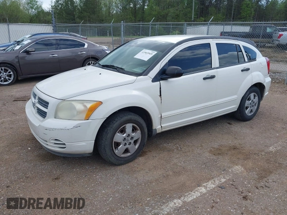 2008 Dodge Caliber SE with VIN 1B3HB28B88D645452, listed as a IAAI auction lot 41965949 with 212,896 mi miles. Bid and sale history available at carsss.com. Image 2.